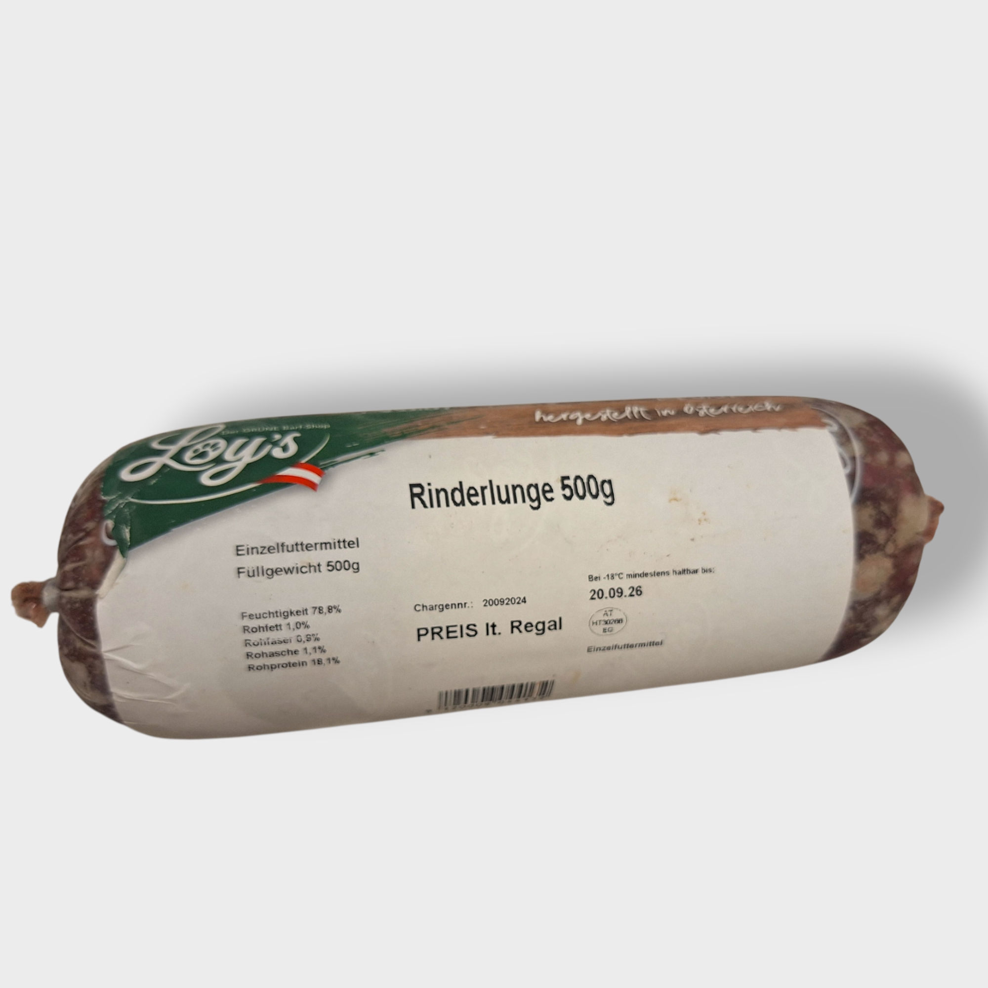 Hovädzie pľúca mleté 500g - LOYS