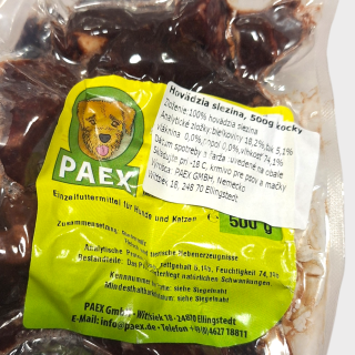 Hovädzia slezina 500g kocky - PAEX