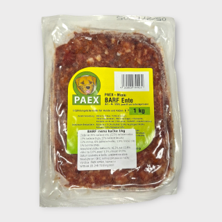 Kačka- BARF MENU 1KG PAEX 