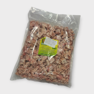 Králik svalovina kocky - 1kg PAEX