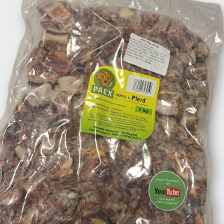 Kôň svalovina kocky -1kg PAEX 