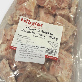 Králik svalovina kúsky - 1kg Nestos