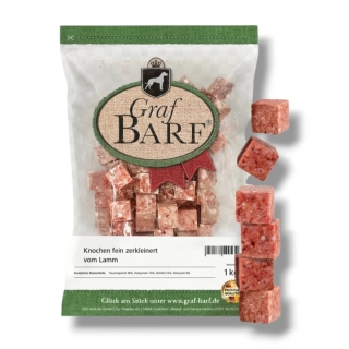Graf barf kocky - jahňacie kosti mleté 1kg